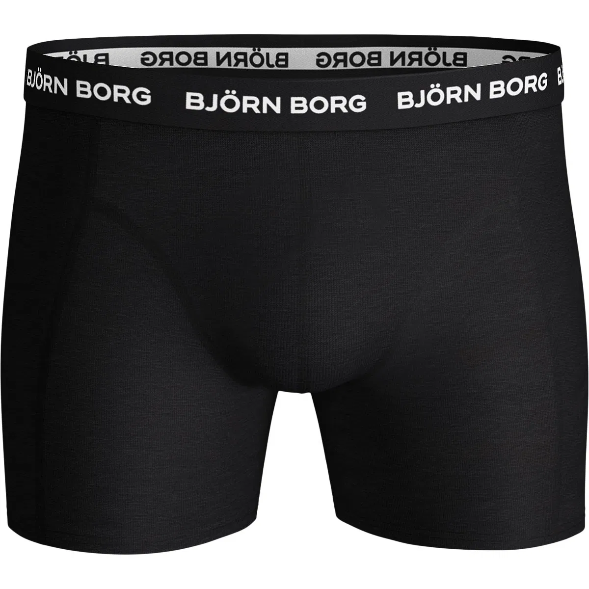 Björn Borg Cotton Stretch 3-Pak Boxershorts Herre Grey/Black