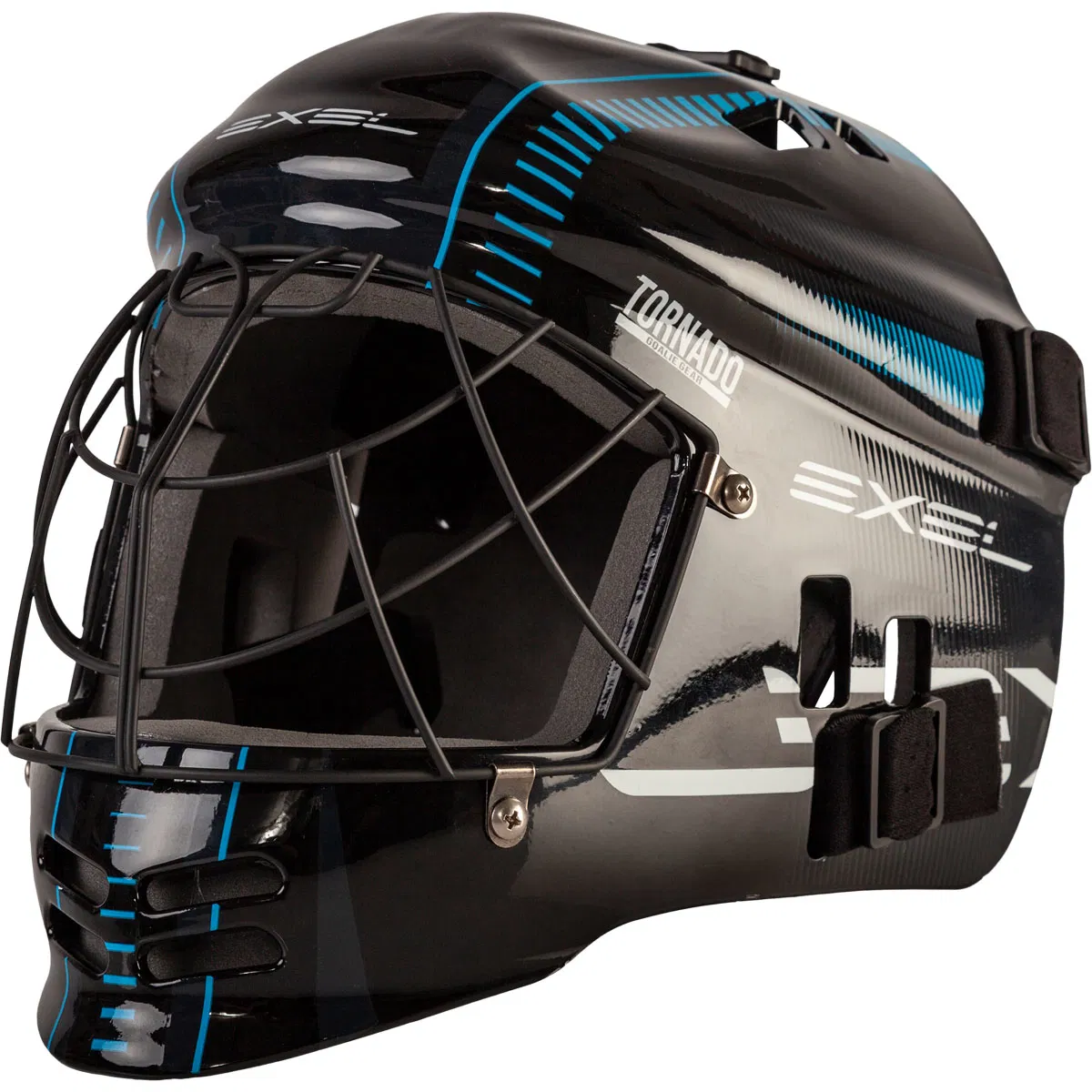 EXEL Floorball Tornado Hjelm Børn Black