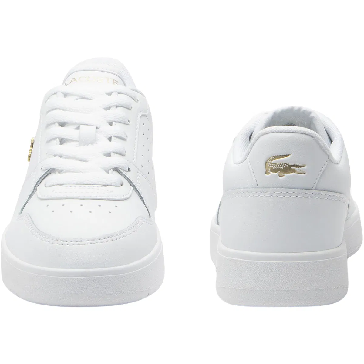 Lacoste Court Ace Leather Sneakers Dame White