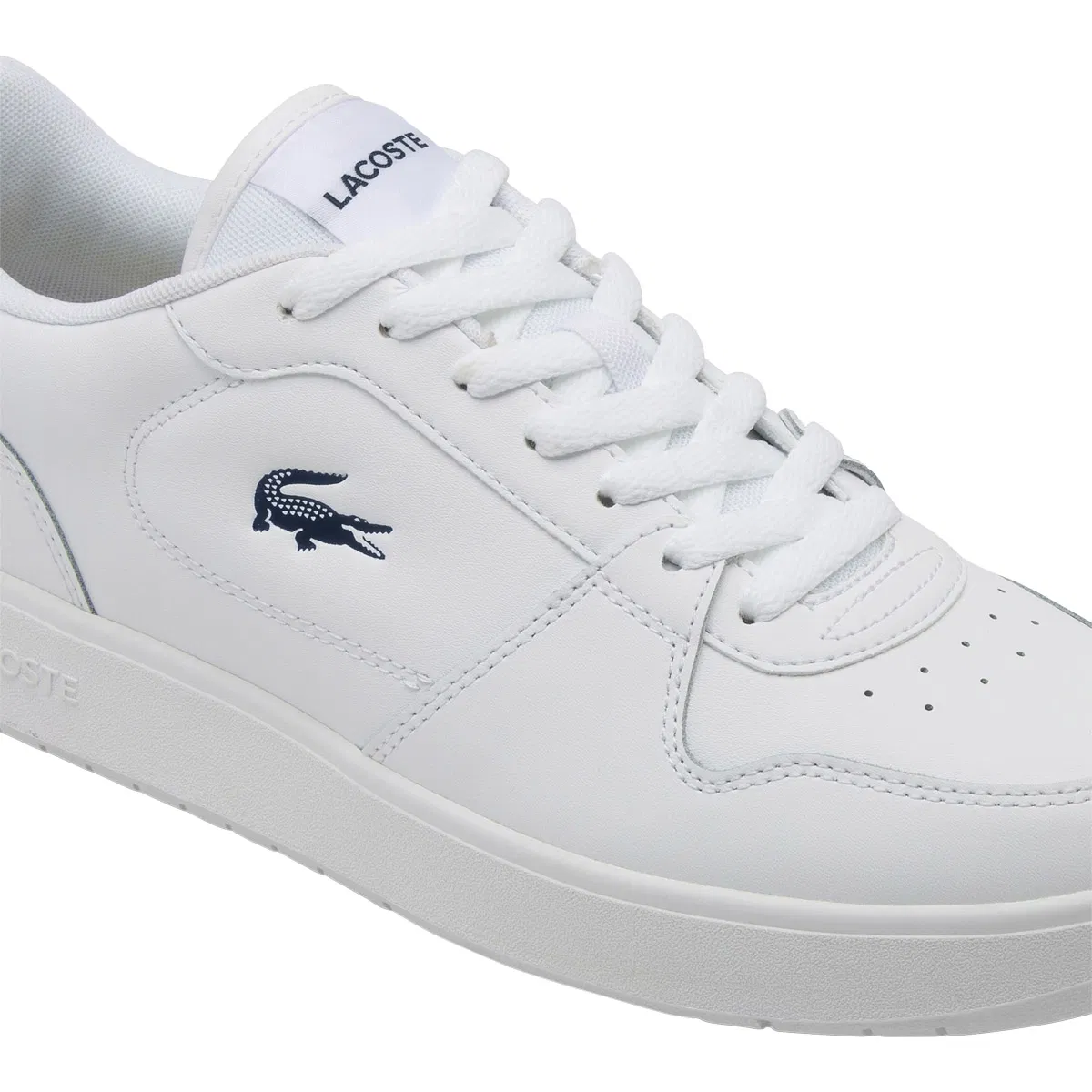 Lacoste Court Ace Lærsko Sneakers Herre White