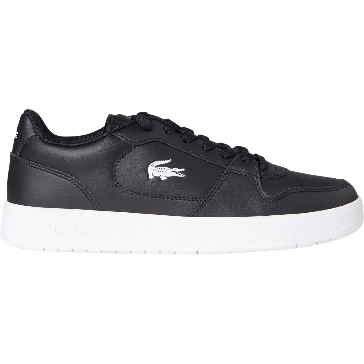 Lacoste Court Ace Leather Sneakers Herre Black