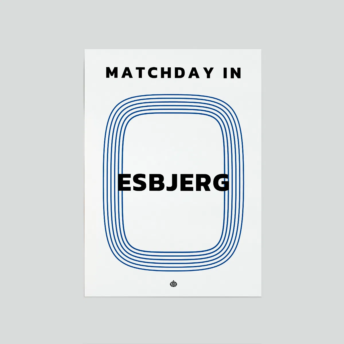 Esbjerg fB Plakat Stadion 50x70 cm Ass