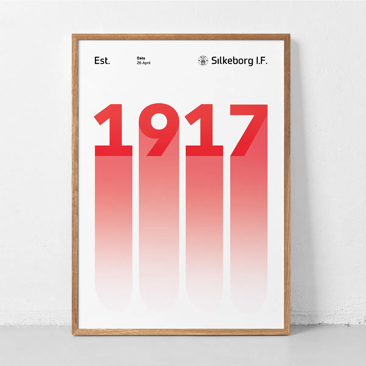 Silkeborg IF Plakat 1917 50x70 cm Ass