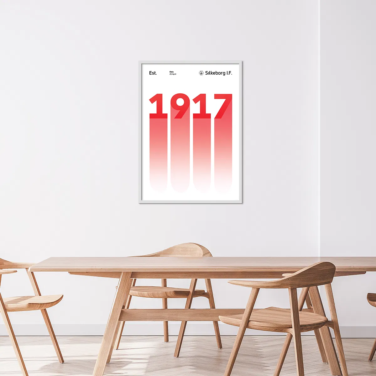 Silkeborg IF Plakat 1917 50x70 cm Ass