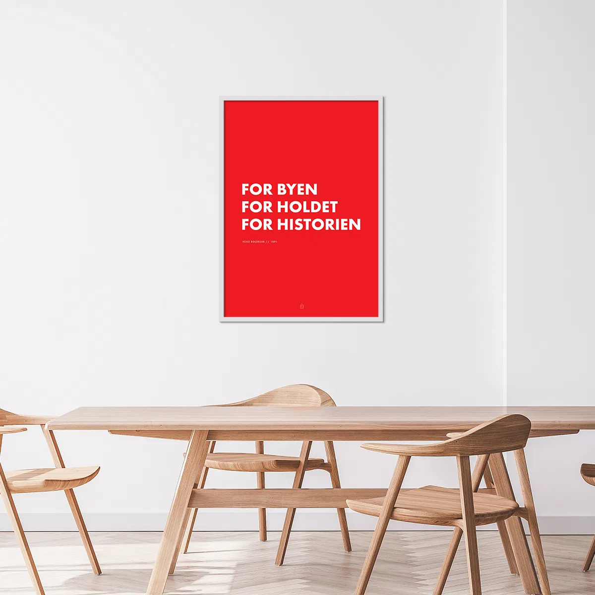 Vejle Boldklub Plakat Citat 50x70 cm Ass
