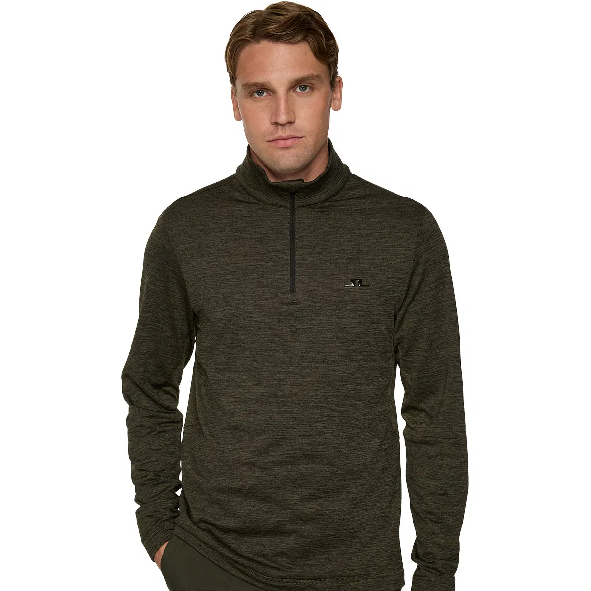 J.Lindeberg Destry 1/4 Zip Golftrøye Herre Green