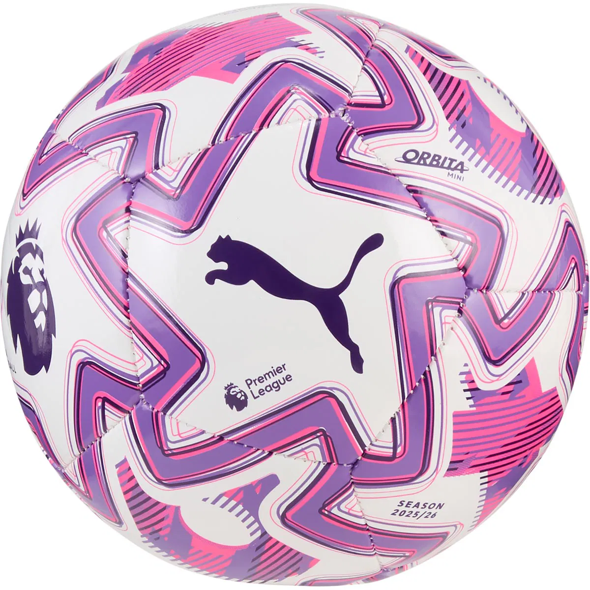 PUMA Orbita Mini PL Brilliance Fotball White/Purple