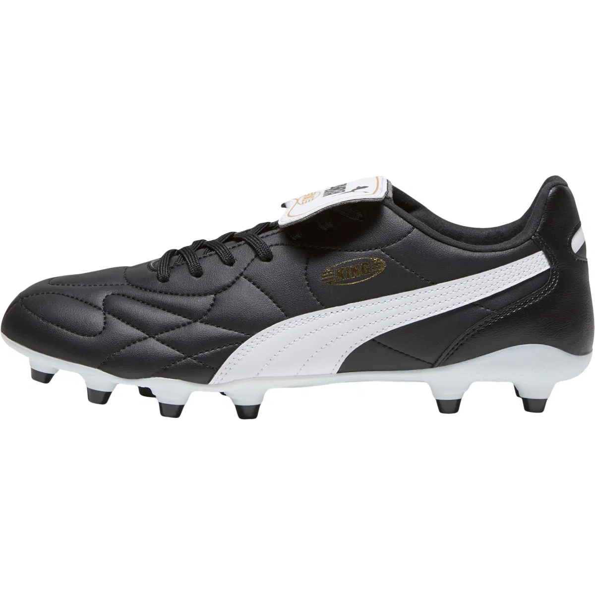 PUMA King Top FG/AG Fodboldstøvler PUMA White-PUMA Black-Poison P