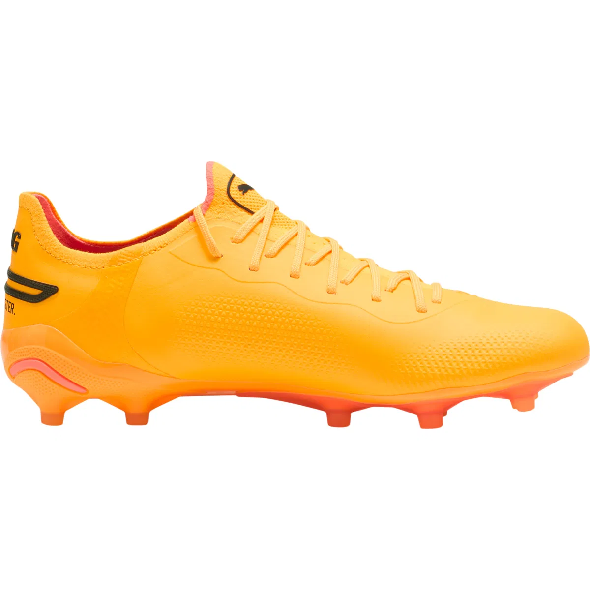 PUMA King Ultimate FG/AG Fotballsko Sun Stream-PUMA Black-Sunset G