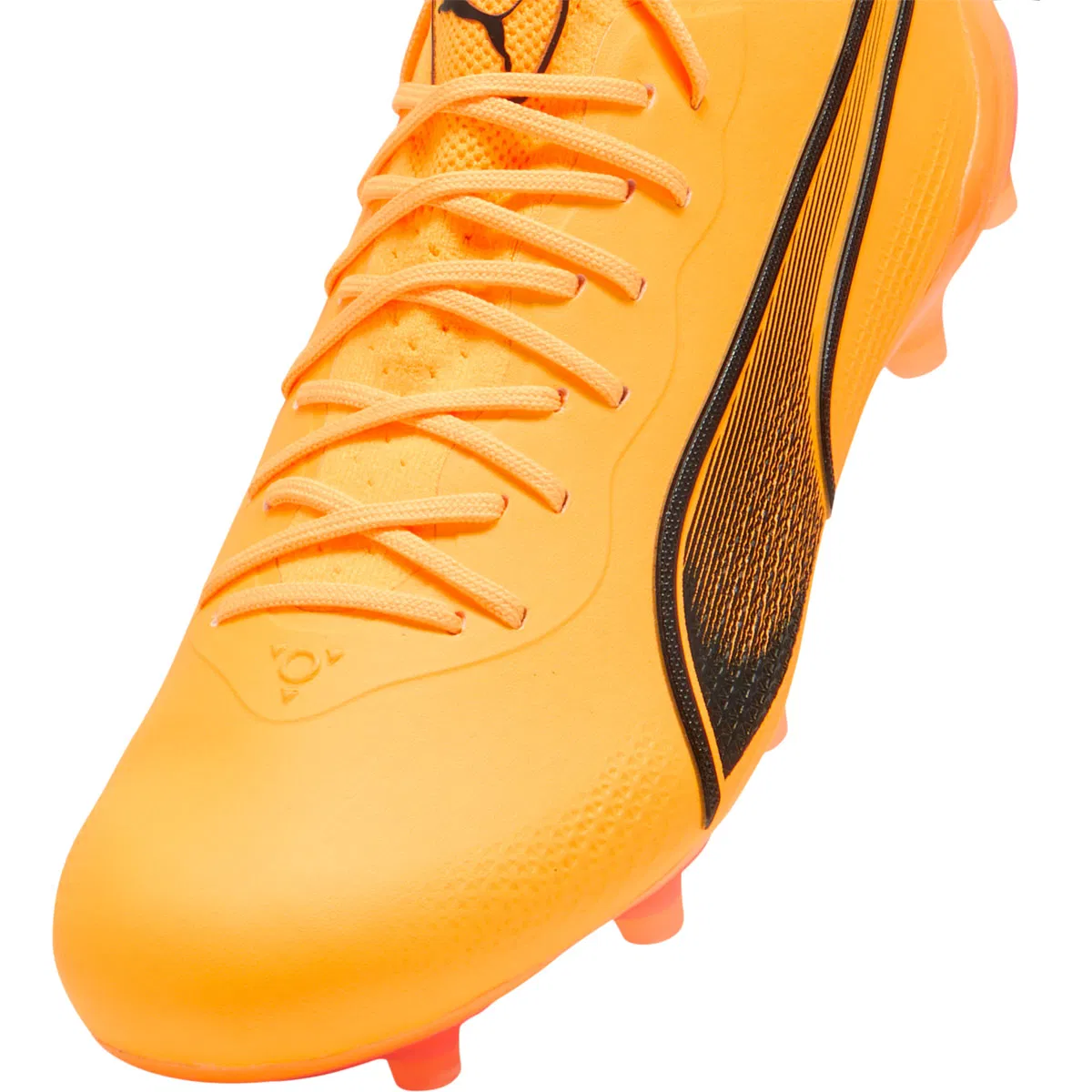 PUMA King Ultimate FG/AG Fotballsko Sun Stream-PUMA Black-Sunset G