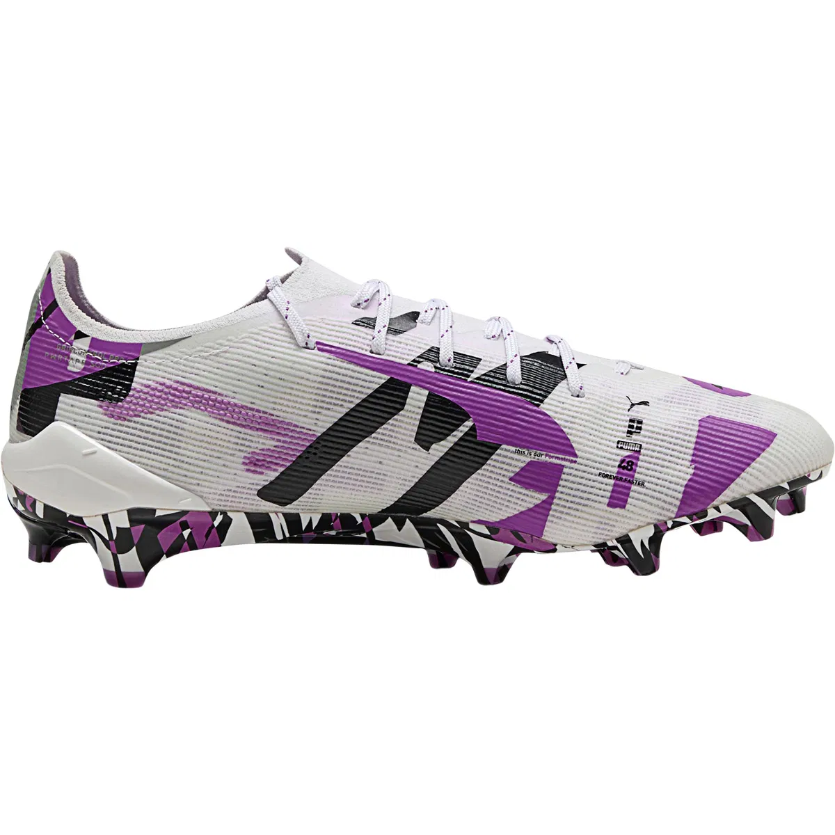 PUMA Ultra 5 Ultimate Forever FG Fodboldstøvler PUMA White-PUMA Black-Poison P