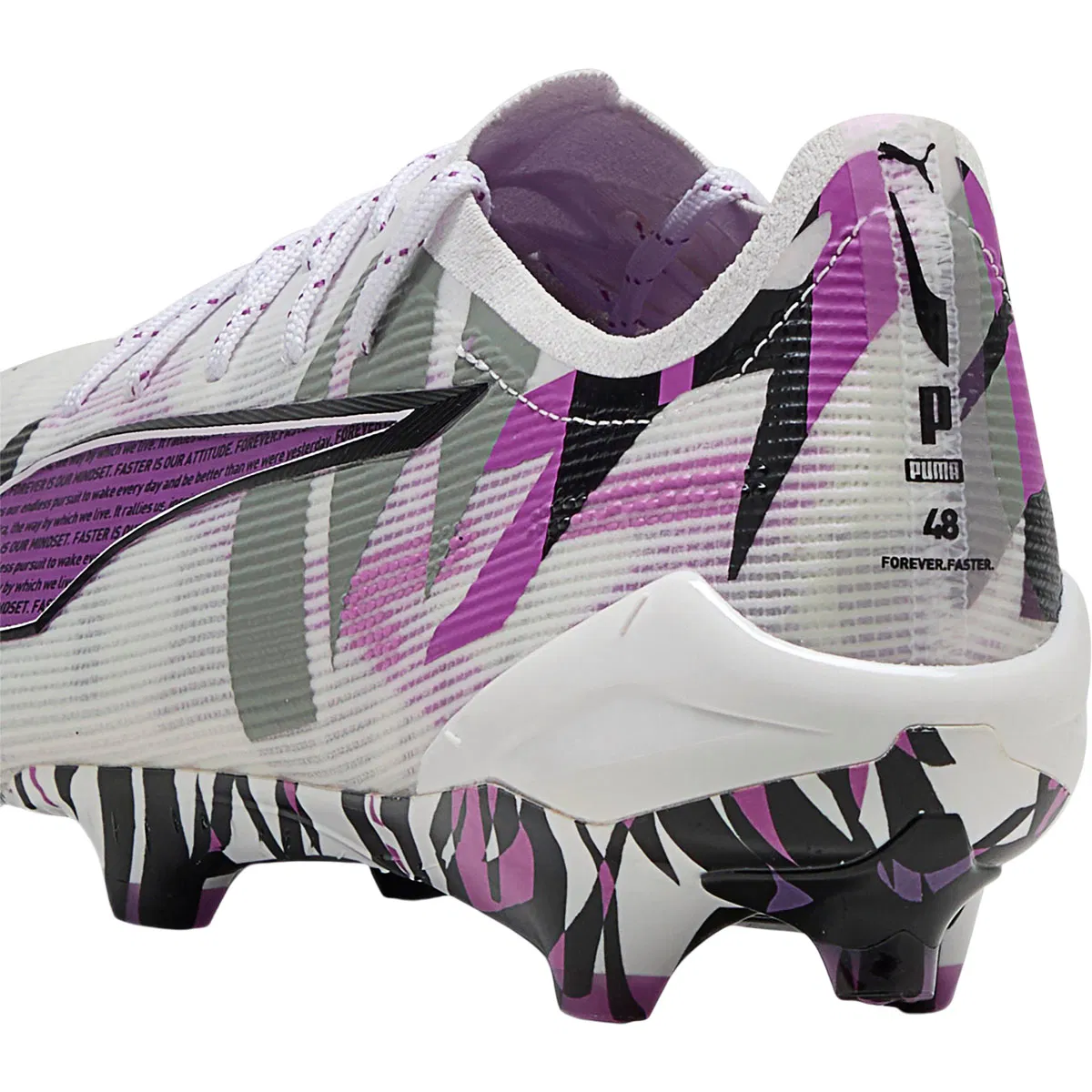 PUMA Ultra 5 Ultimate Forever FG Fodboldstøvler PUMA White-PUMA Black-Poison P