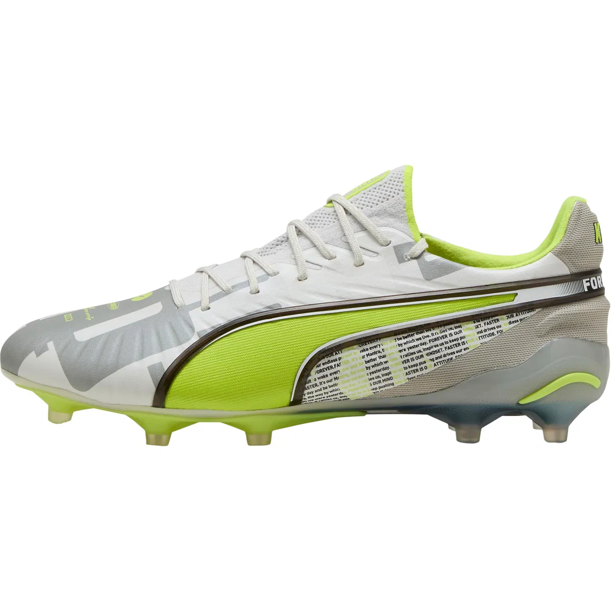 PUMA King Ultimate Forever FG/AG Fotballsko PUMA White-PUMA Black-Poison P