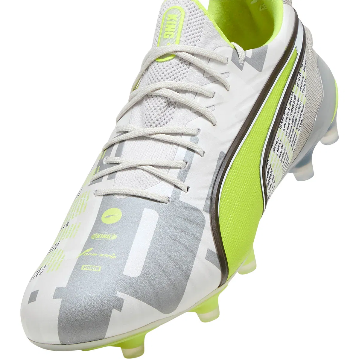 PUMA King Ultimate Forever FG/AG Fotballsko PUMA White-PUMA Black-Poison P