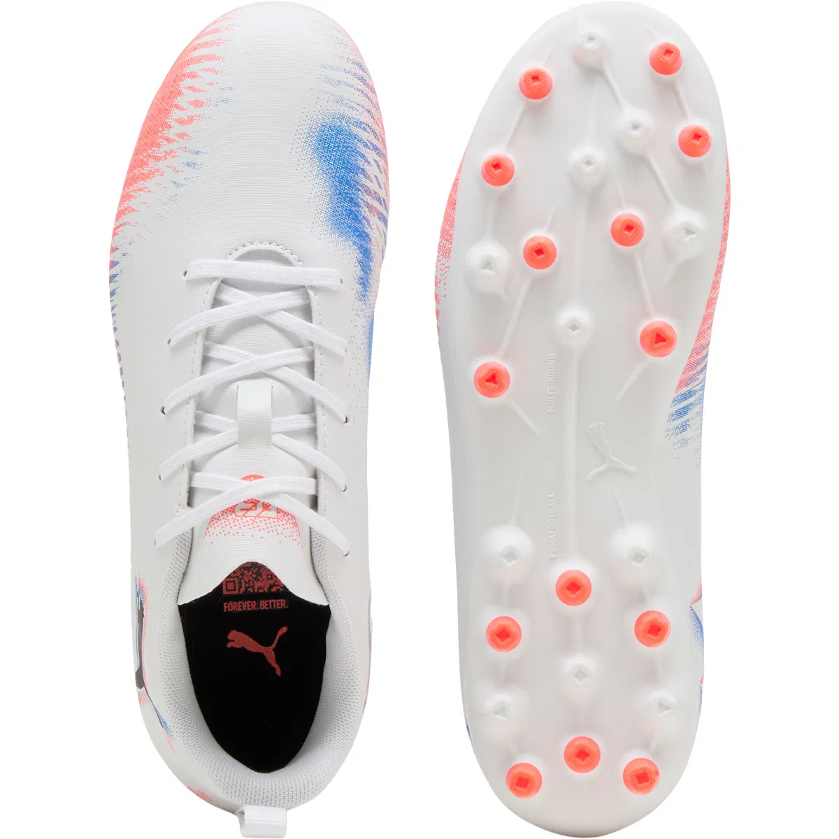 PUMA Future 8 Play MG Fodboldstøvler Børn White