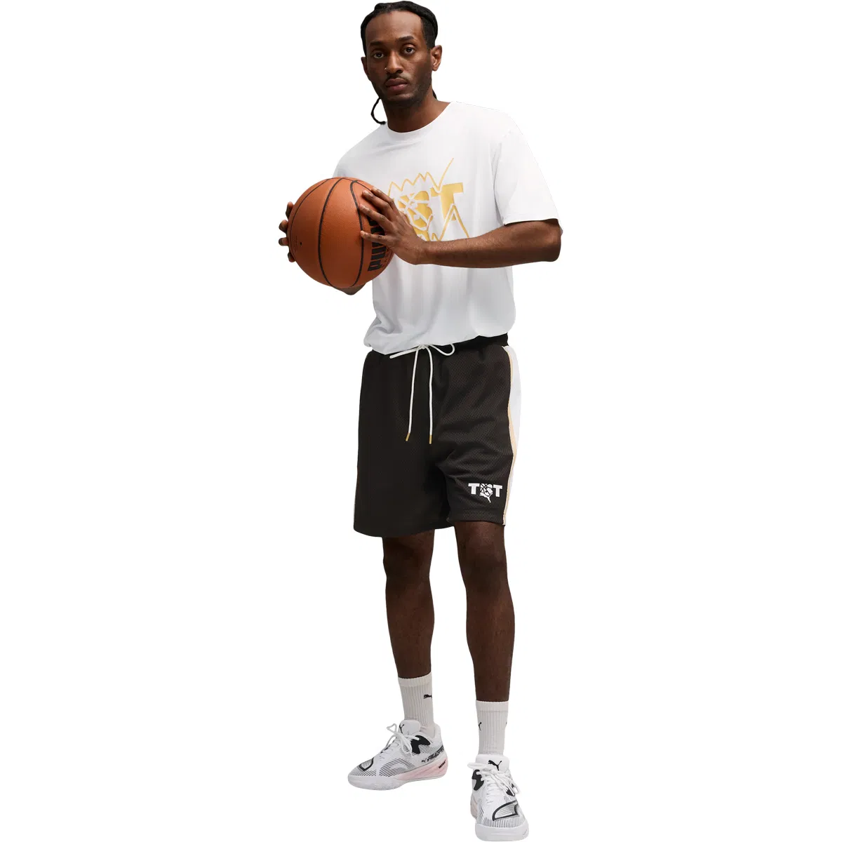 PUMA All-Pro Nitro 2 Basketballsko Herre White