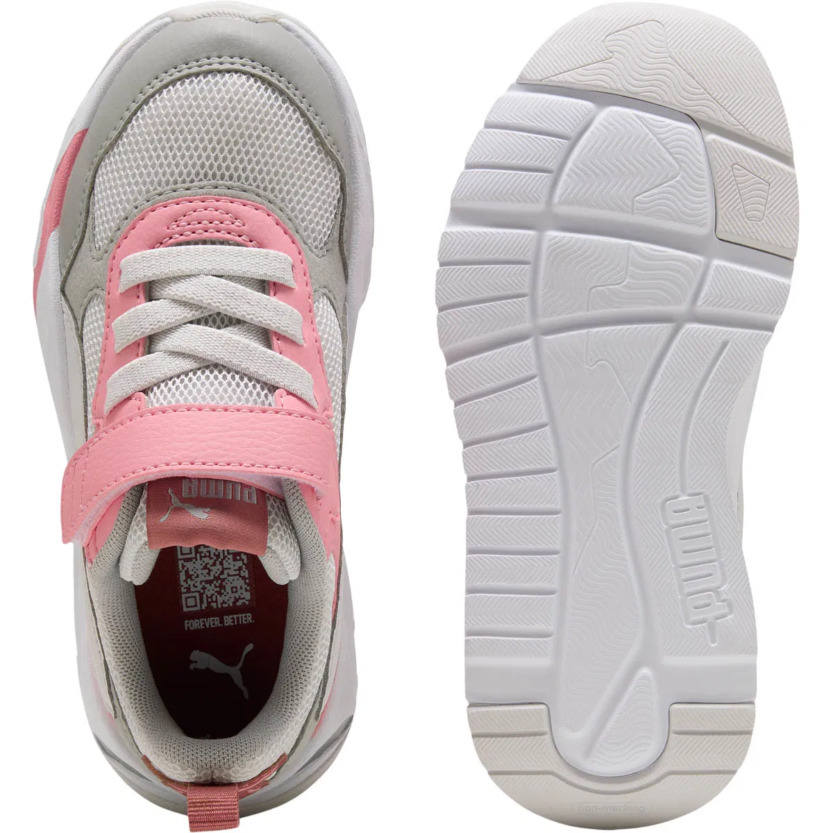 PUMA Trinity AC+ PS Velcro Sneakers Børn White/Rose