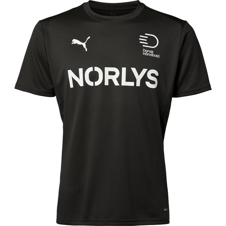 DanskHåndbold PUMA Trænings T-shirt Herre Black