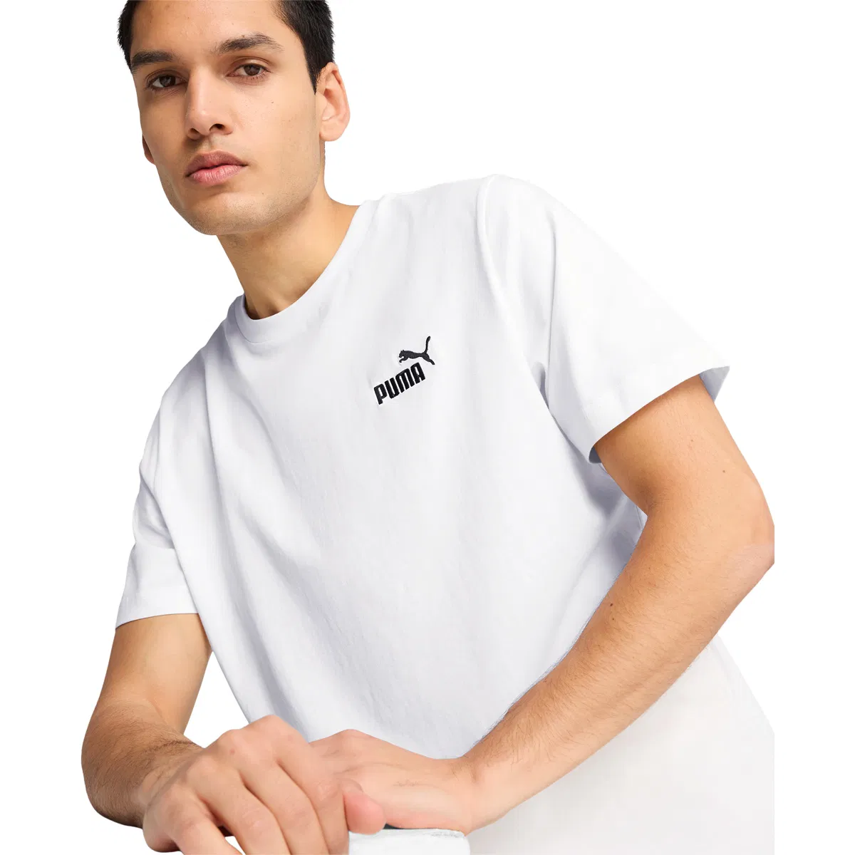 PUMA Essential No. 1 Logo T-shirt Herre PUMA White