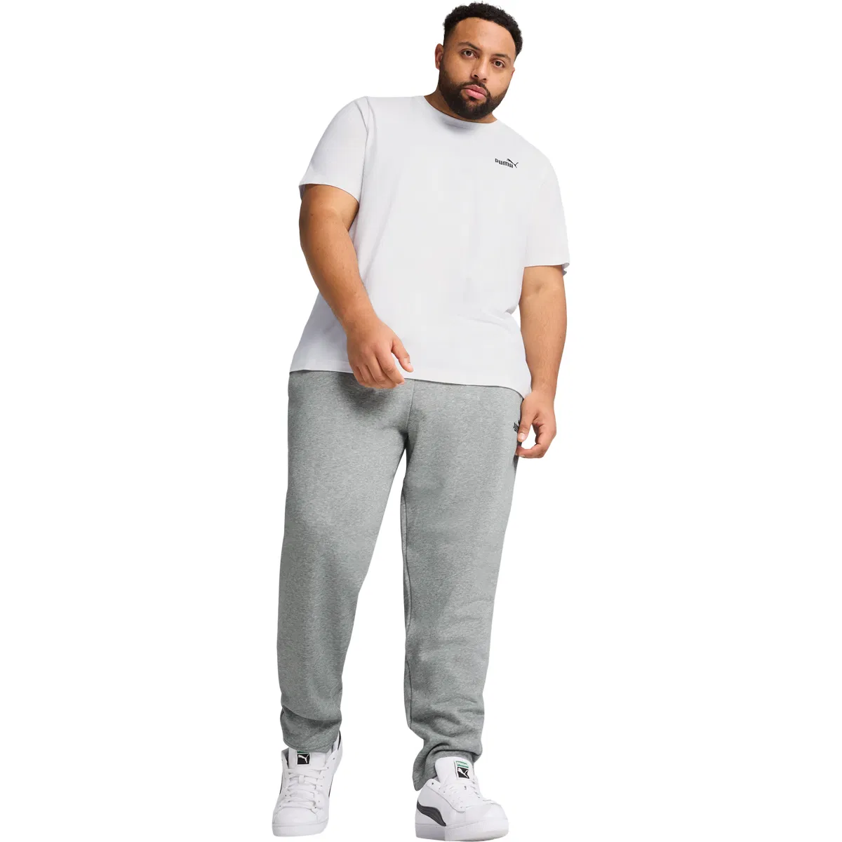 PUMA Essential No. 1 Logo T-shirt Herre PUMA White