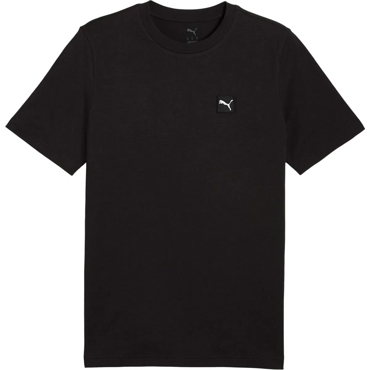 PUMA Essentials Elevated T-shirt Herre PUMA White-PUMA Black-Poison P