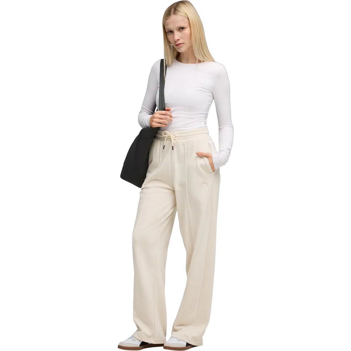 PUMA Class Comfort Pinnacle High Waist Joggingbukser Dame Beige