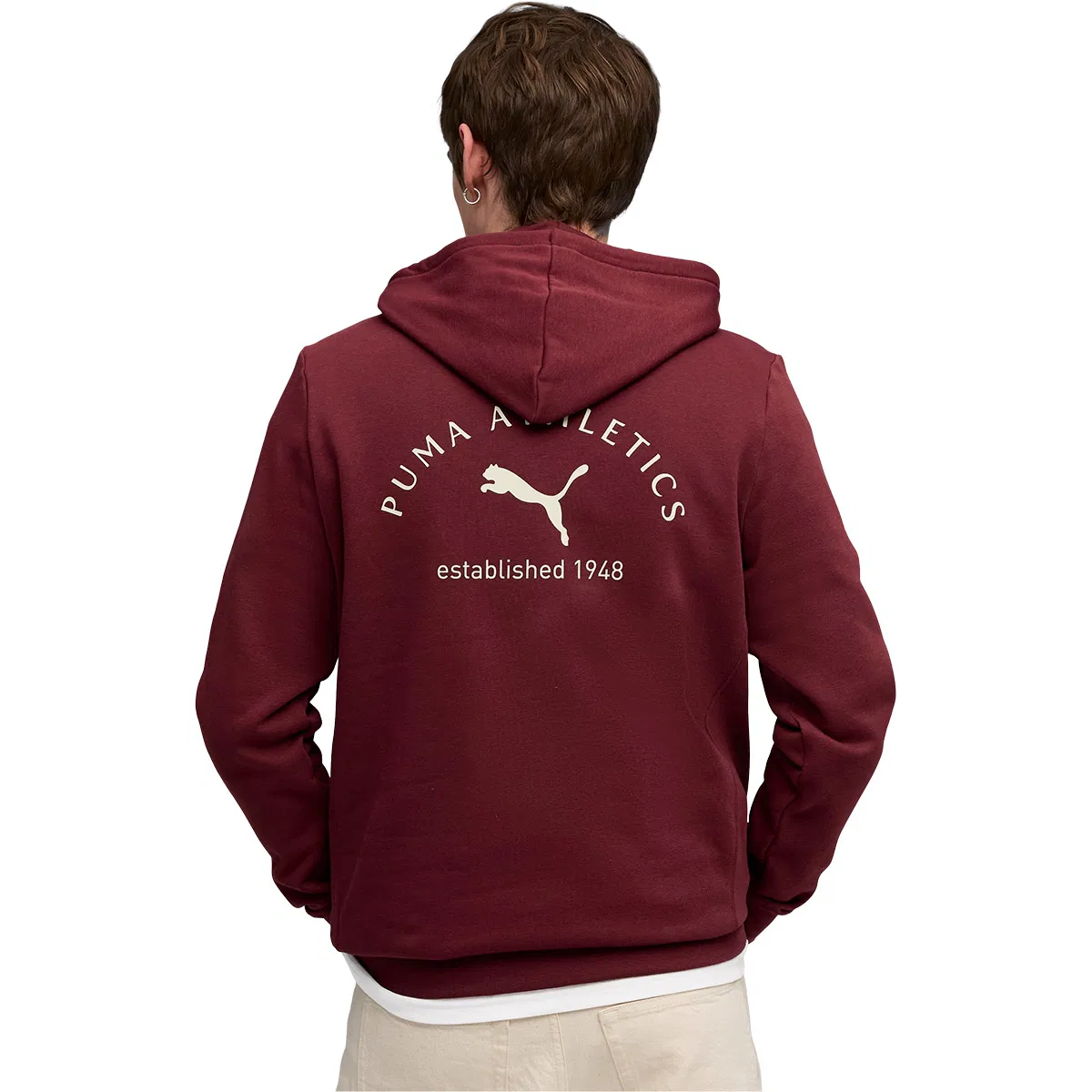 PUMA Class Graphic Hættetrøje Herre Bordeaux