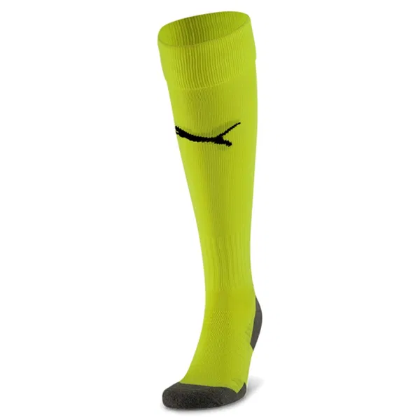 Puma teamLIGA Core Fotballstrømper Fluo Yellow