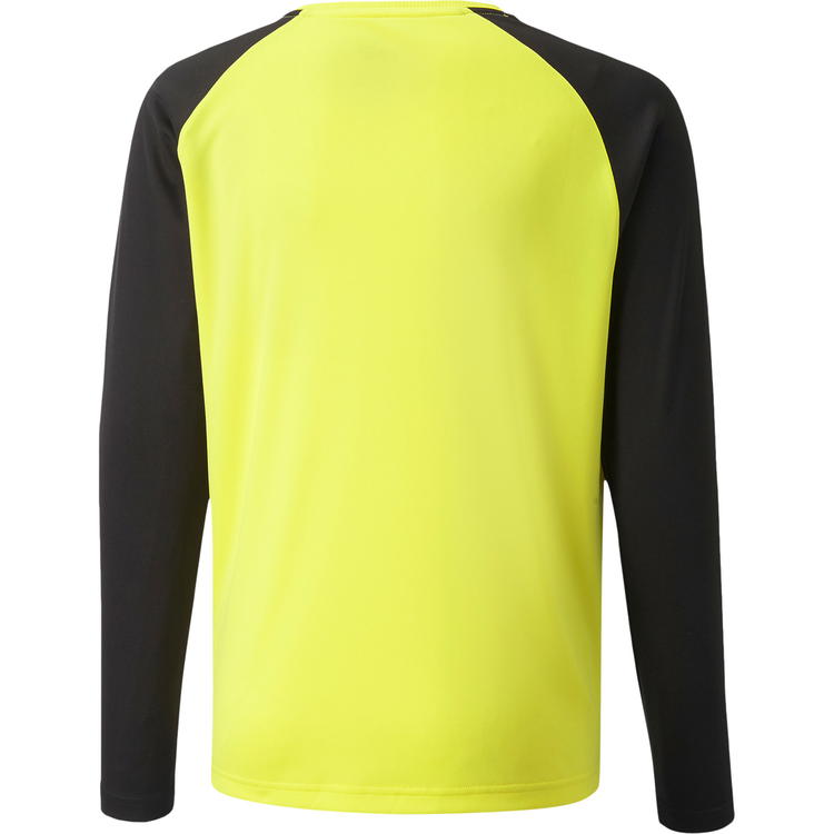 PUMA teamPACER Langærmet Målmandstrøje Børn Fluo Yellow-Puma Black-Puma Wh