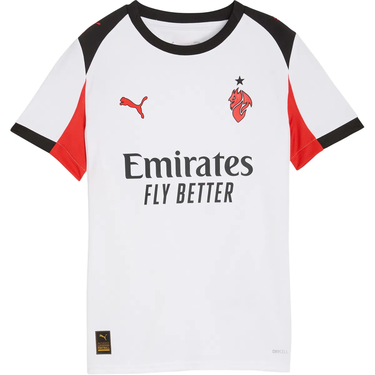 AC Milan Udebanetrøje 25/26 Børn White