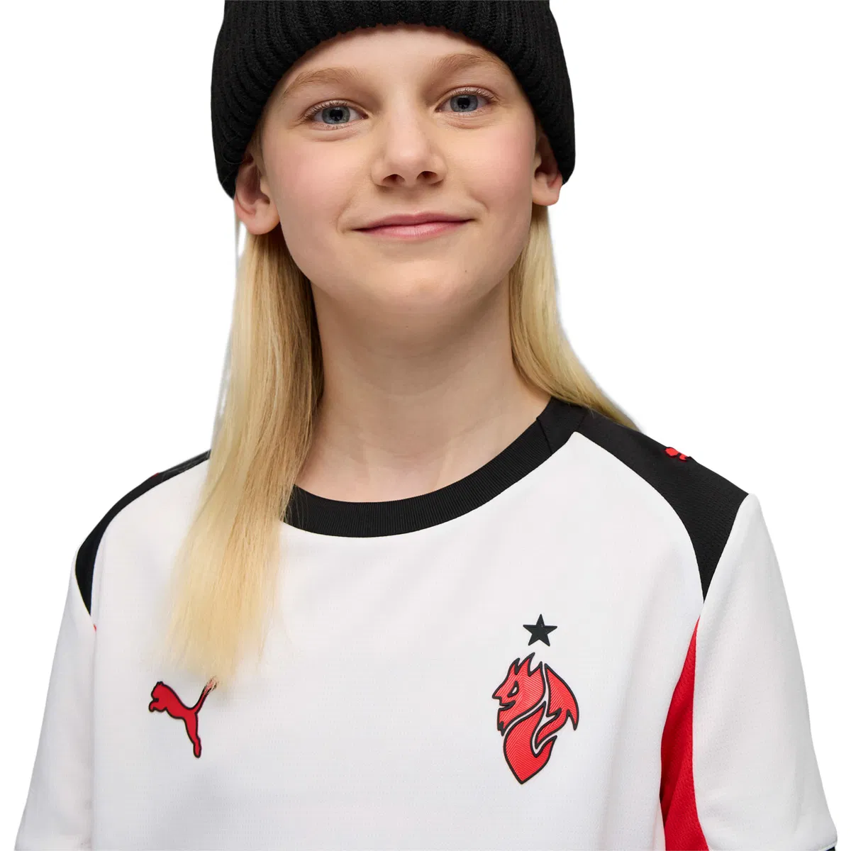 AC Milan Udebanetrøje 25/26 Børn White
