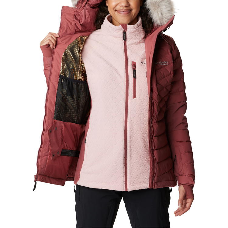 Columbia Bird Mountain II Skijakke Dame Wild Rose, Bordered Beauty Gra