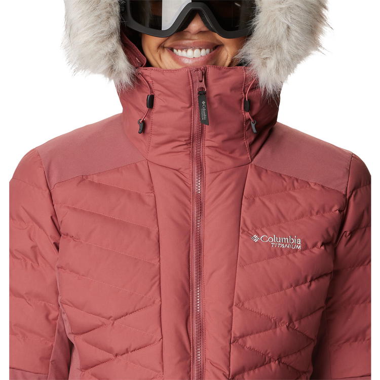Columbia Bird Mountain II Skijakke Dame Wild Rose, Bordered Beauty Gra