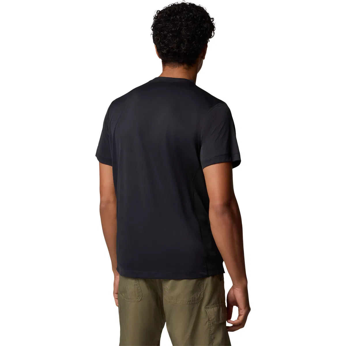 Columbia Zero Rules Light Crew T-shirt Herre Black, Gum 2