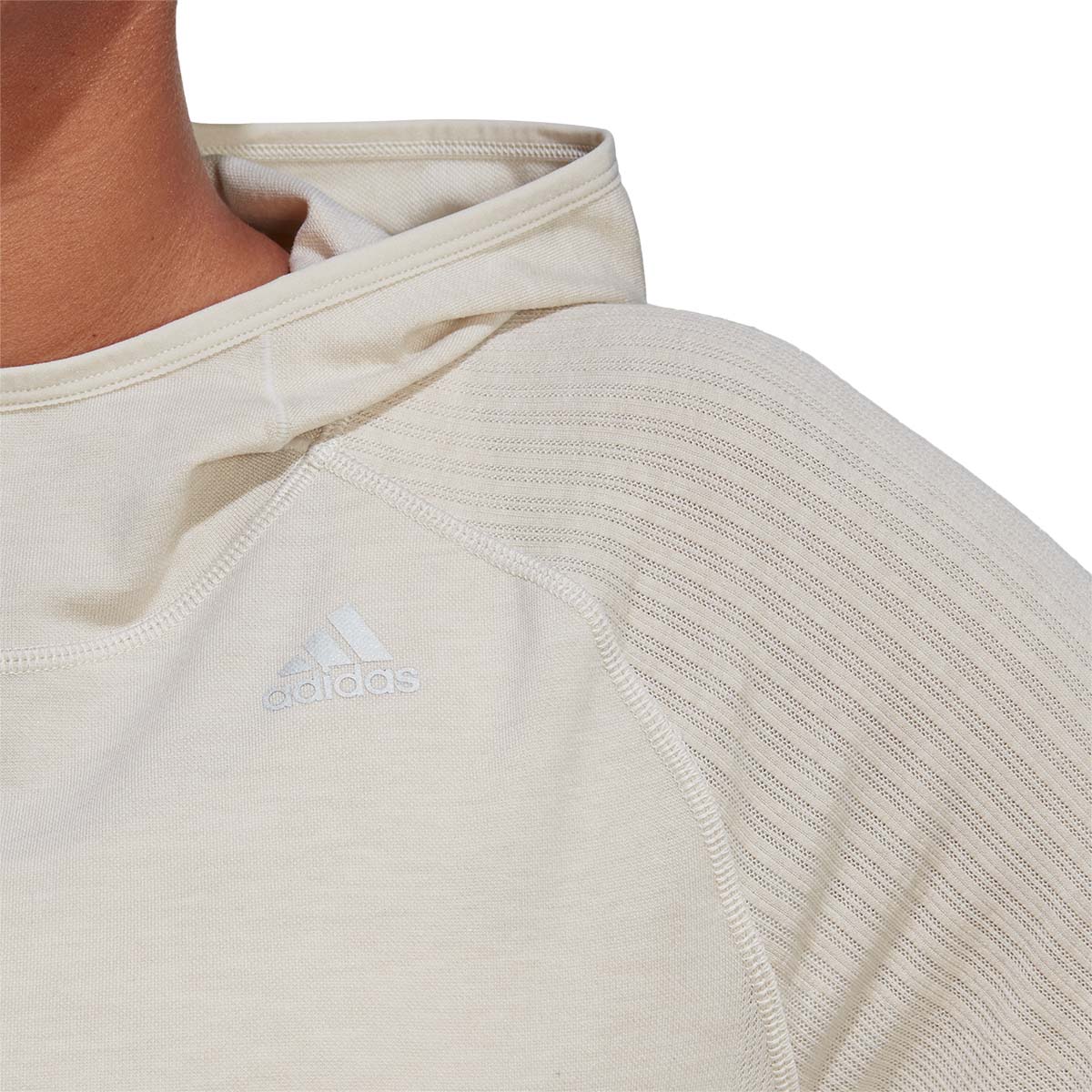 adidas Xcity Knit Hood Løpetopp Dame ALUMIN/MSILVE/SABEMT