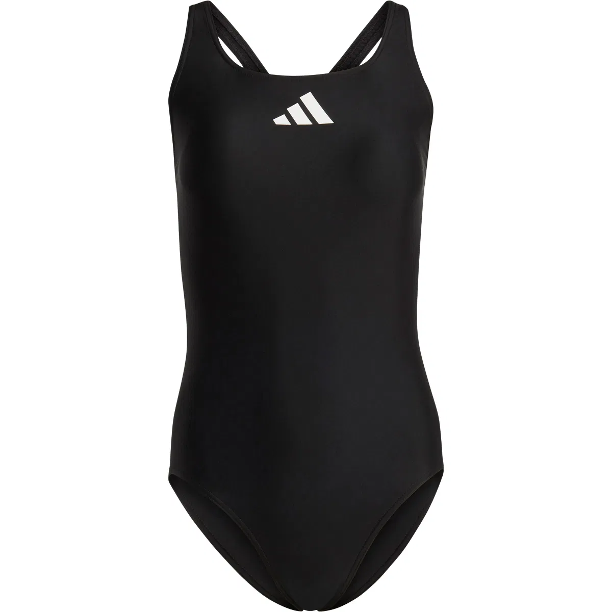 adidas 3 Bar Logo Badedragt Dame BLACK/WHITE/BLACK