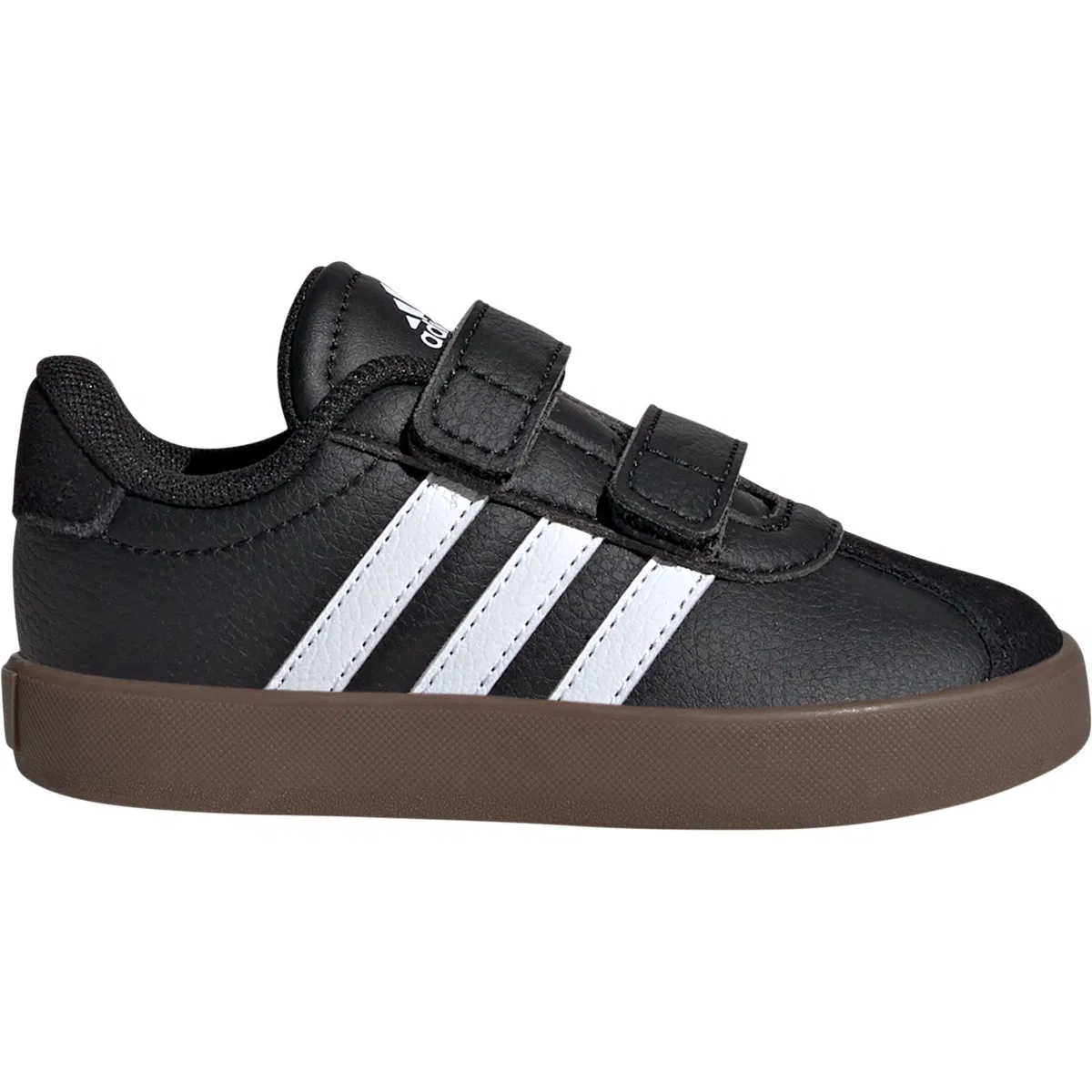 adidas VL Court 3.0 I Velcro Sneakers Børn CBLACK/FTWWHT/SYELLO