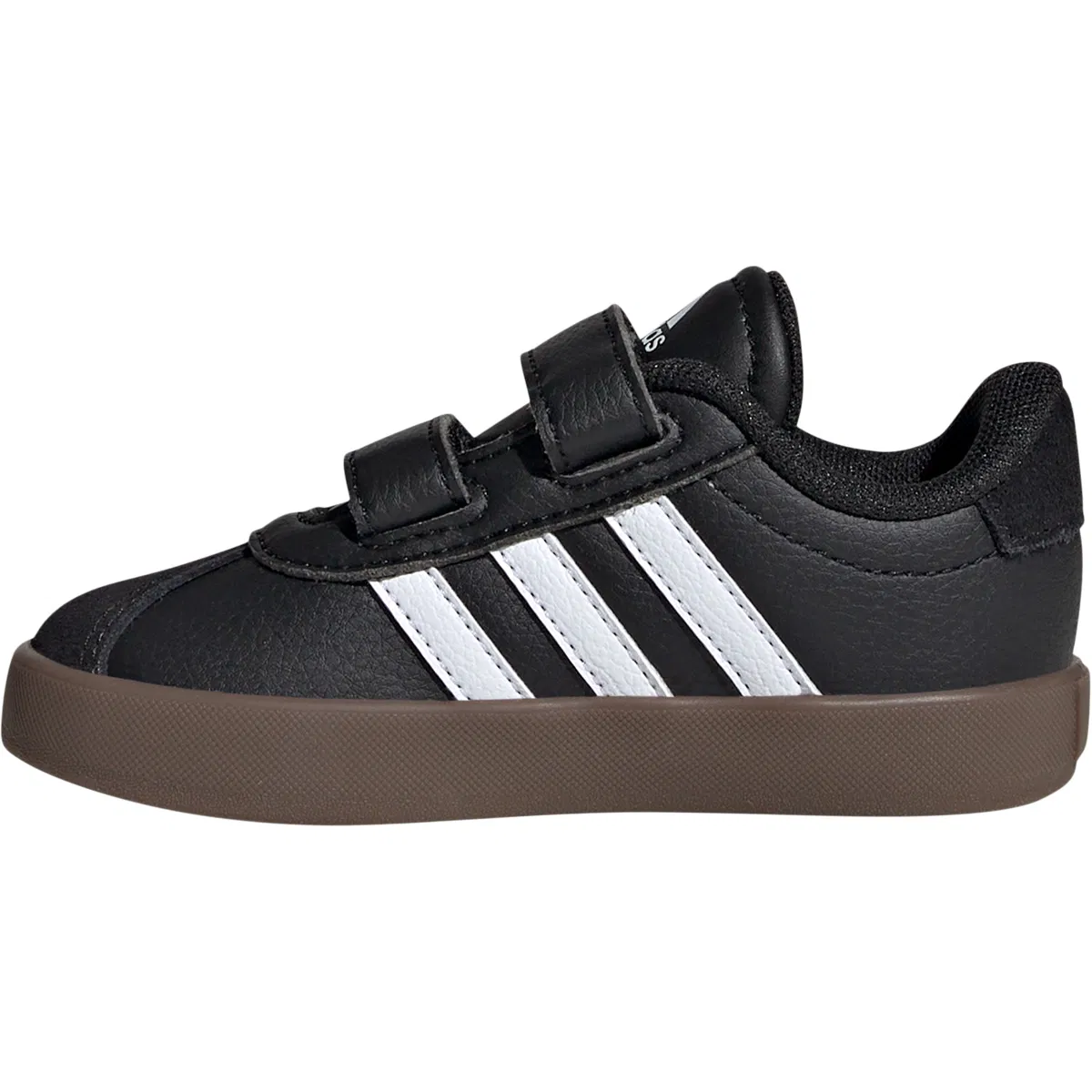 adidas VL Court 3.0 I Velcro Sneakers Børn CBLACK/FTWWHT/SYELLO