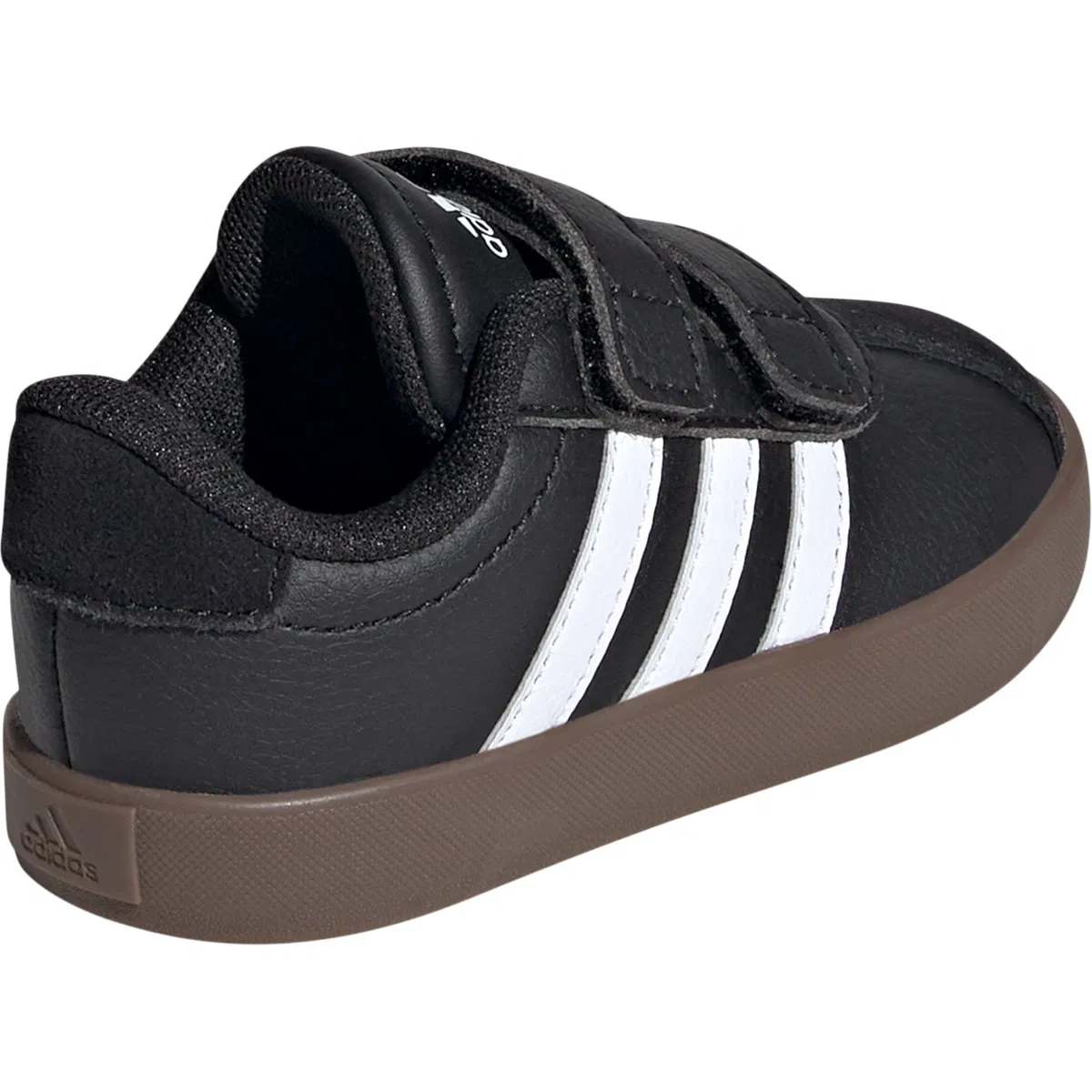 adidas VL Court 3.0 I Velcro Sneakers Børn CBLACK/FTWWHT/SYELLO