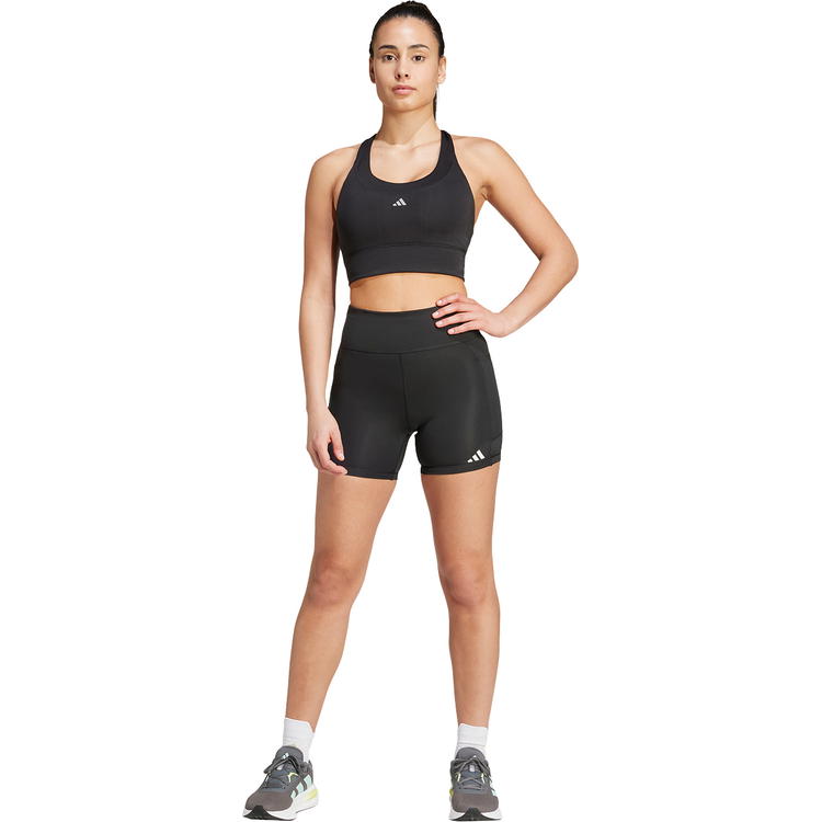 adidas Own The Run Korte Løbetights Dame BLACK/WHITE/BLACK
