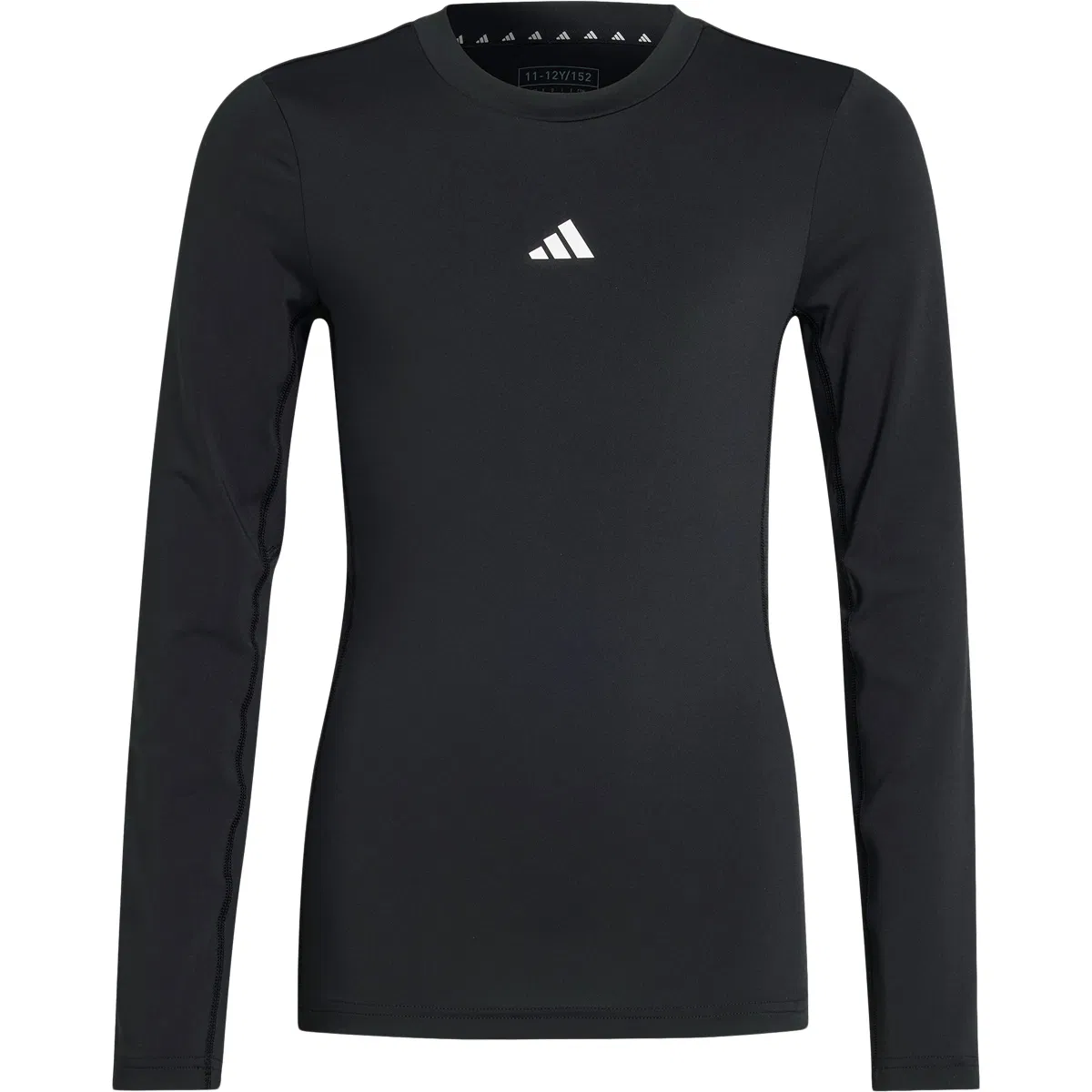 adidas Techfit Baselayer Træningstrøje Børn BLACK/WHITE/BLACK