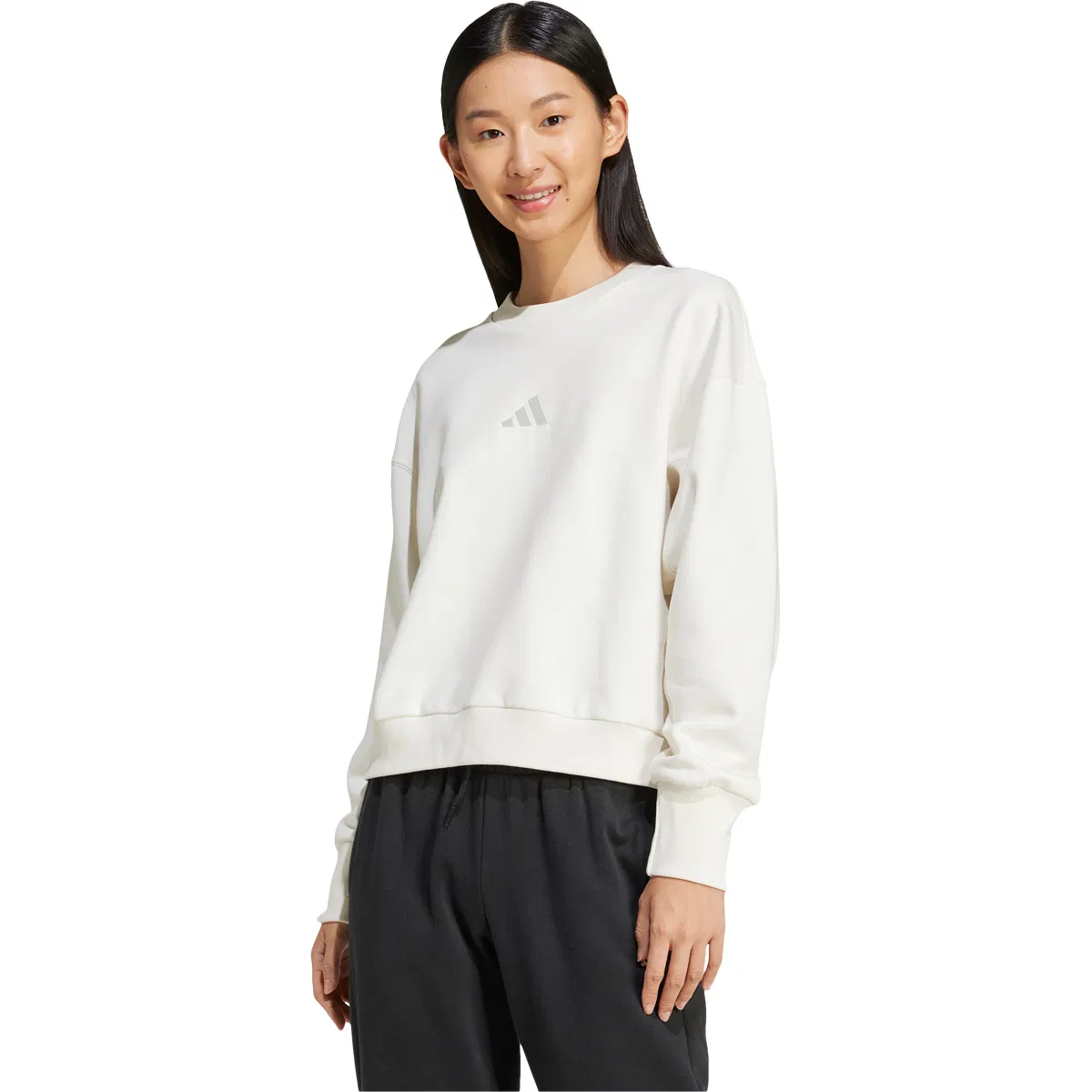 adidas All SZN FT Sweatshirt Dame White