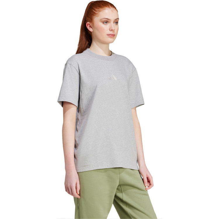 adidas ALL SZN T-shirt Dame MGREYH/WHITE