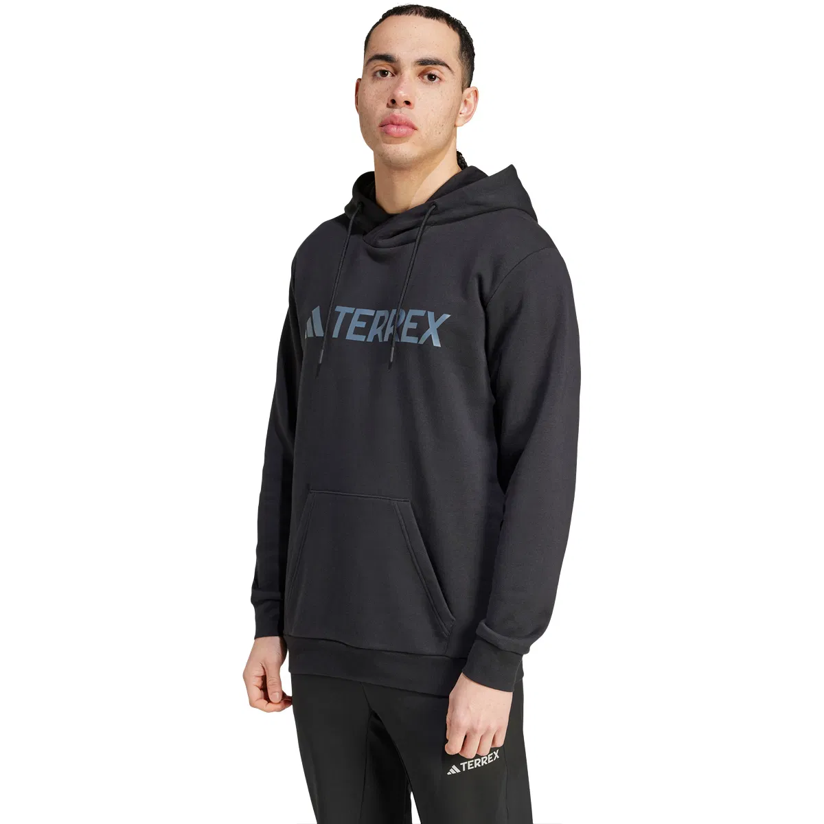 adidas Terrex MT Logo Hettegenser Herre BLACK/WHITE/BLACK