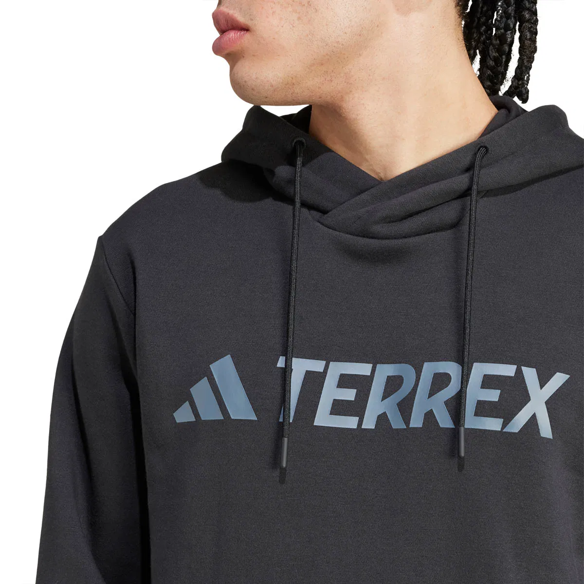 adidas Terrex MT Logo Hettegenser Herre BLACK/WHITE/BLACK