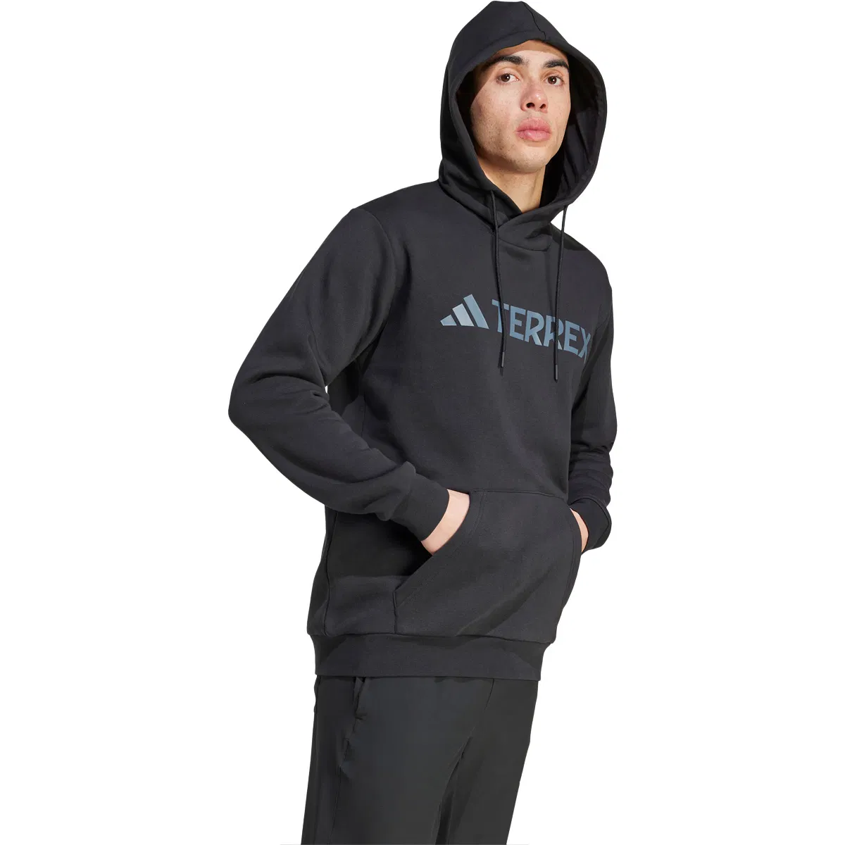 adidas Terrex MT Logo Hettegenser Herre BLACK/WHITE/BLACK