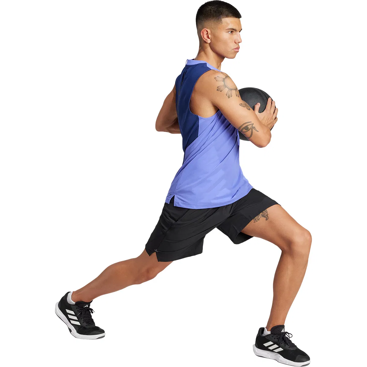 adidas Gym+ Træningsshorts Herre BLACK/WHITE