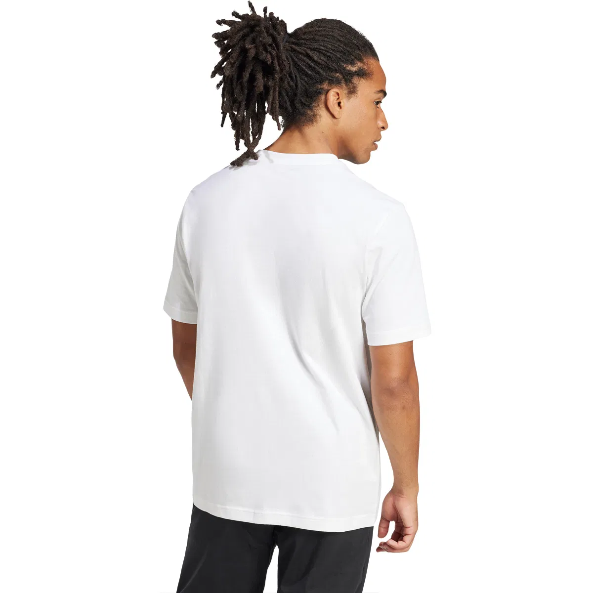 adidas Lounge Slide T-skjorte Herre WHITE/PNKFUS/BLILIL/M