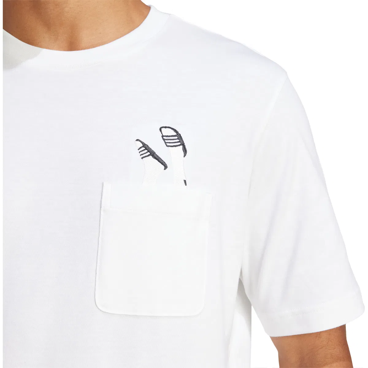 adidas Lounge Slide T-skjorte Herre WHITE/PNKFUS/BLILIL/M