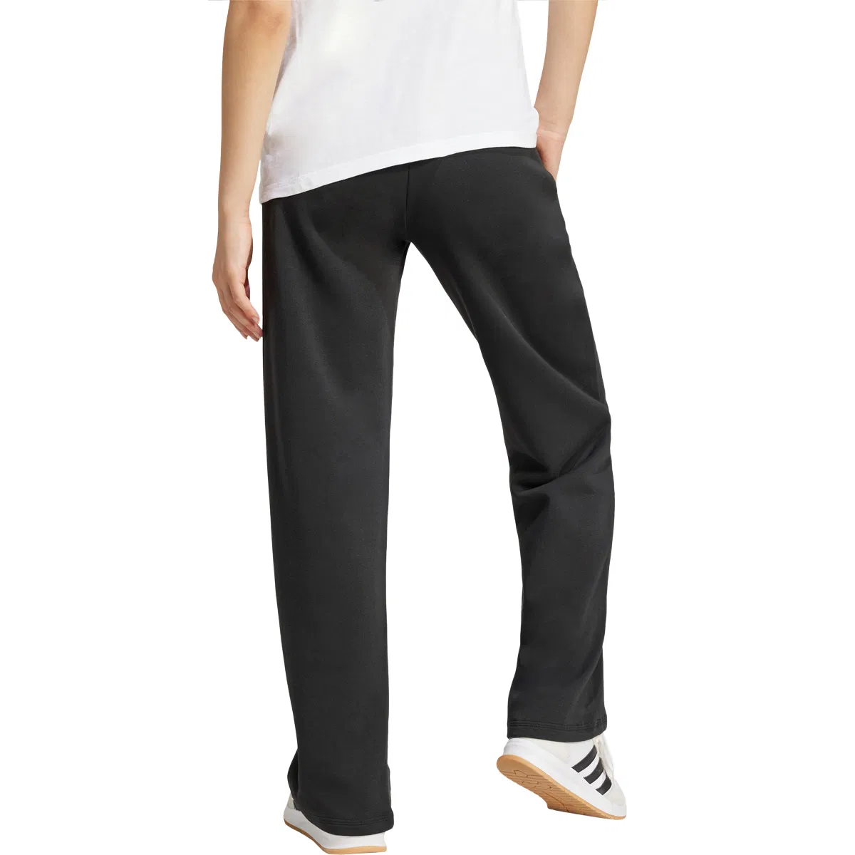 adidas Small Logo Feel Cosy Joggingbukser Dame BLACK/WHITE/BLACK